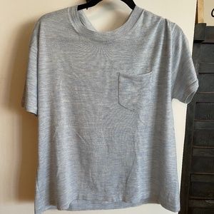 Light Blue Cashmere Tee Shirt